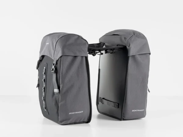 Discount Trek Bikes Bontrager Town Double Pannier Black