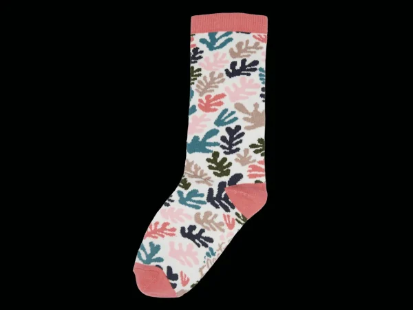 New Trek Bikes Electra Coral Reef Socks Cream/Light Pink