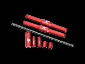 Hot Trek Bikes Wheels Manufacturing Shock Bushing Press Kit Red